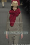 Red Scarf at Romeo Gigli from Camera Moda Milan Fashion Week 2007